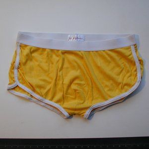 GO SOFTWEAR RIBBED TRUNKS - YELLOW (Size:XL)